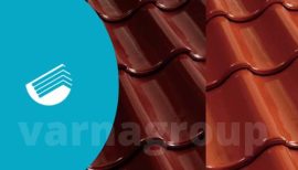 glazed clay roof tiles