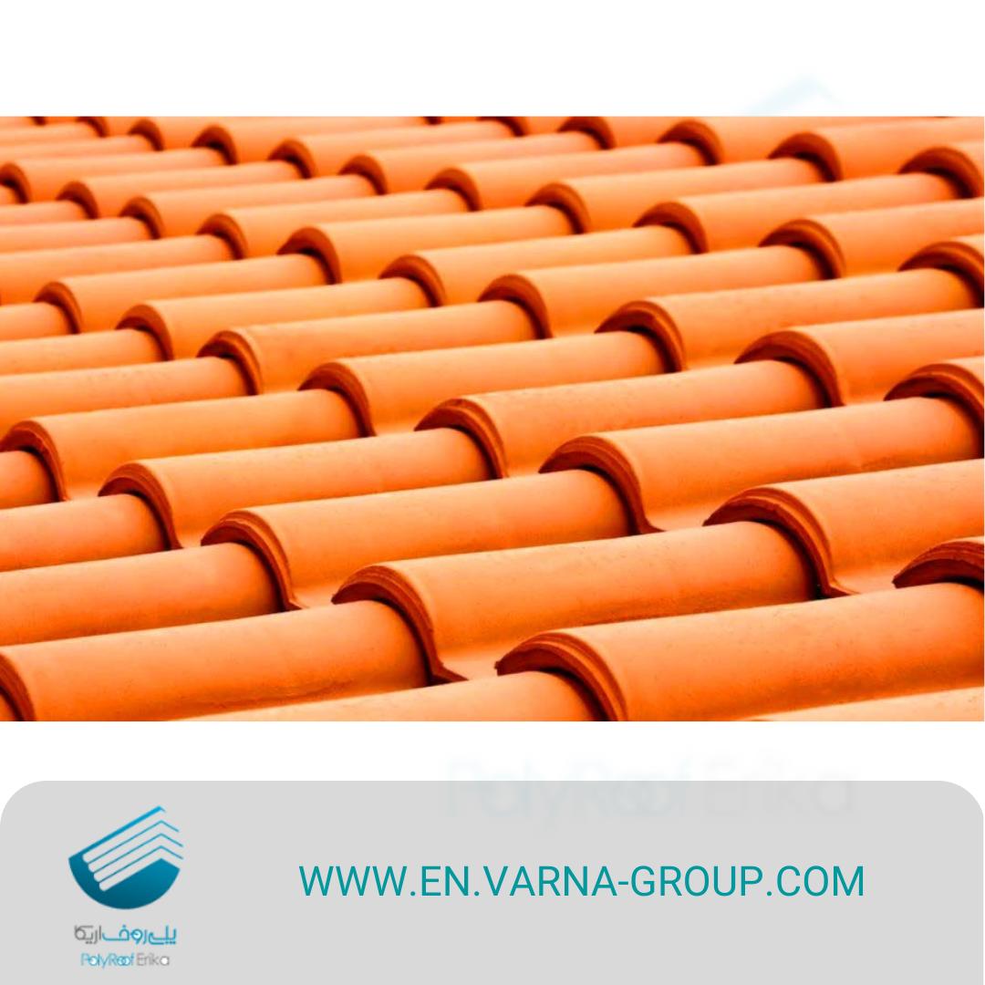 Red clay roof tiles