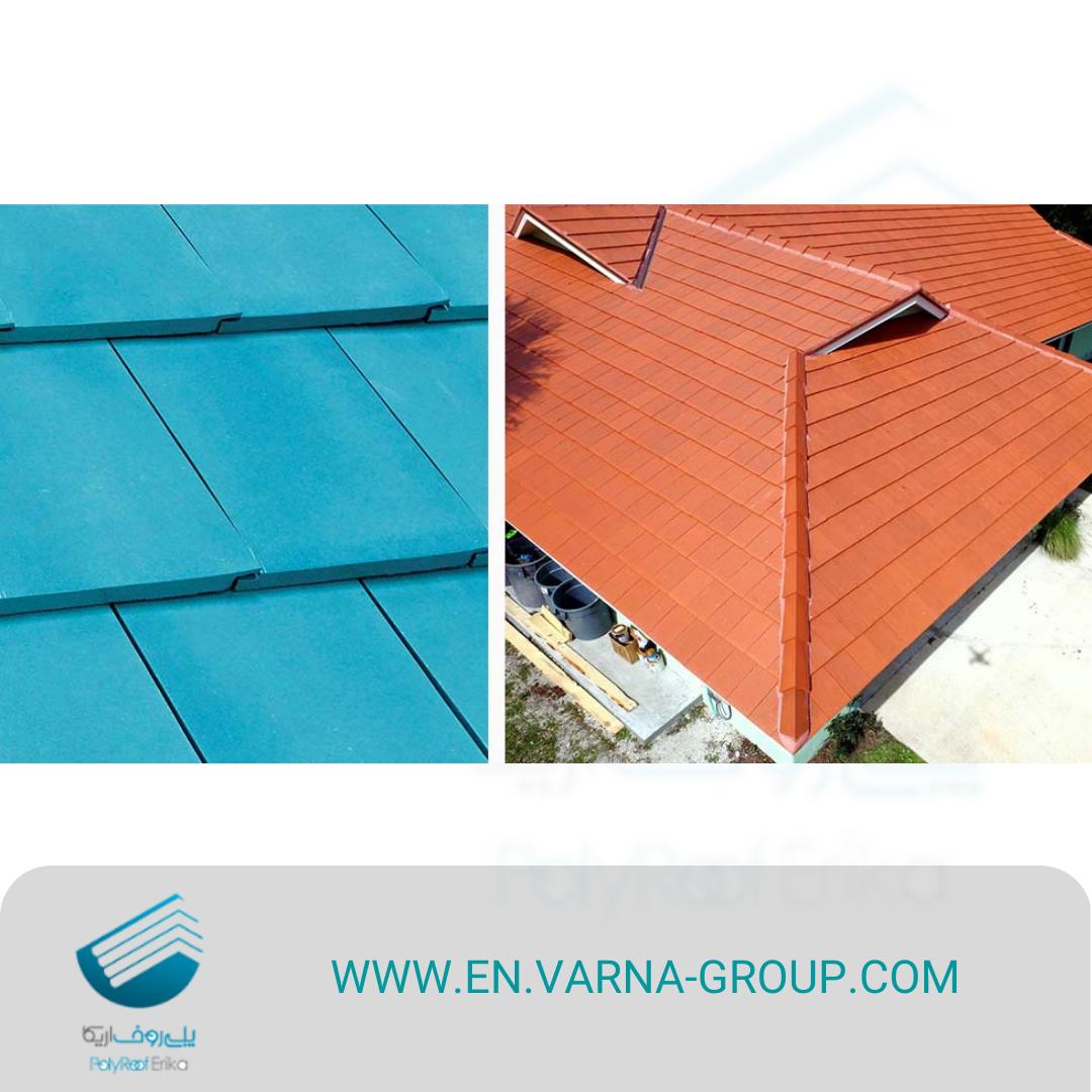 Flat clay roof tiles