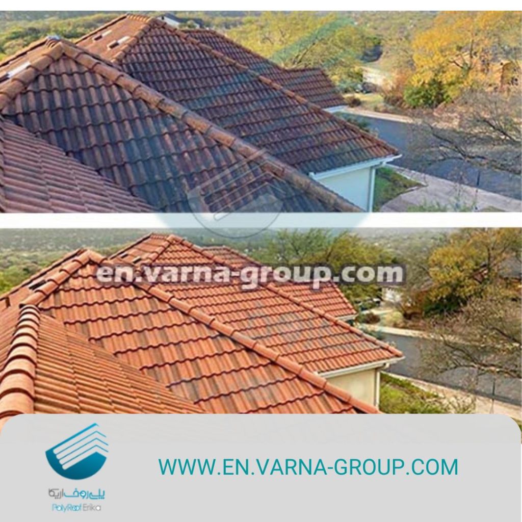 Concrete roof tiles in Oman