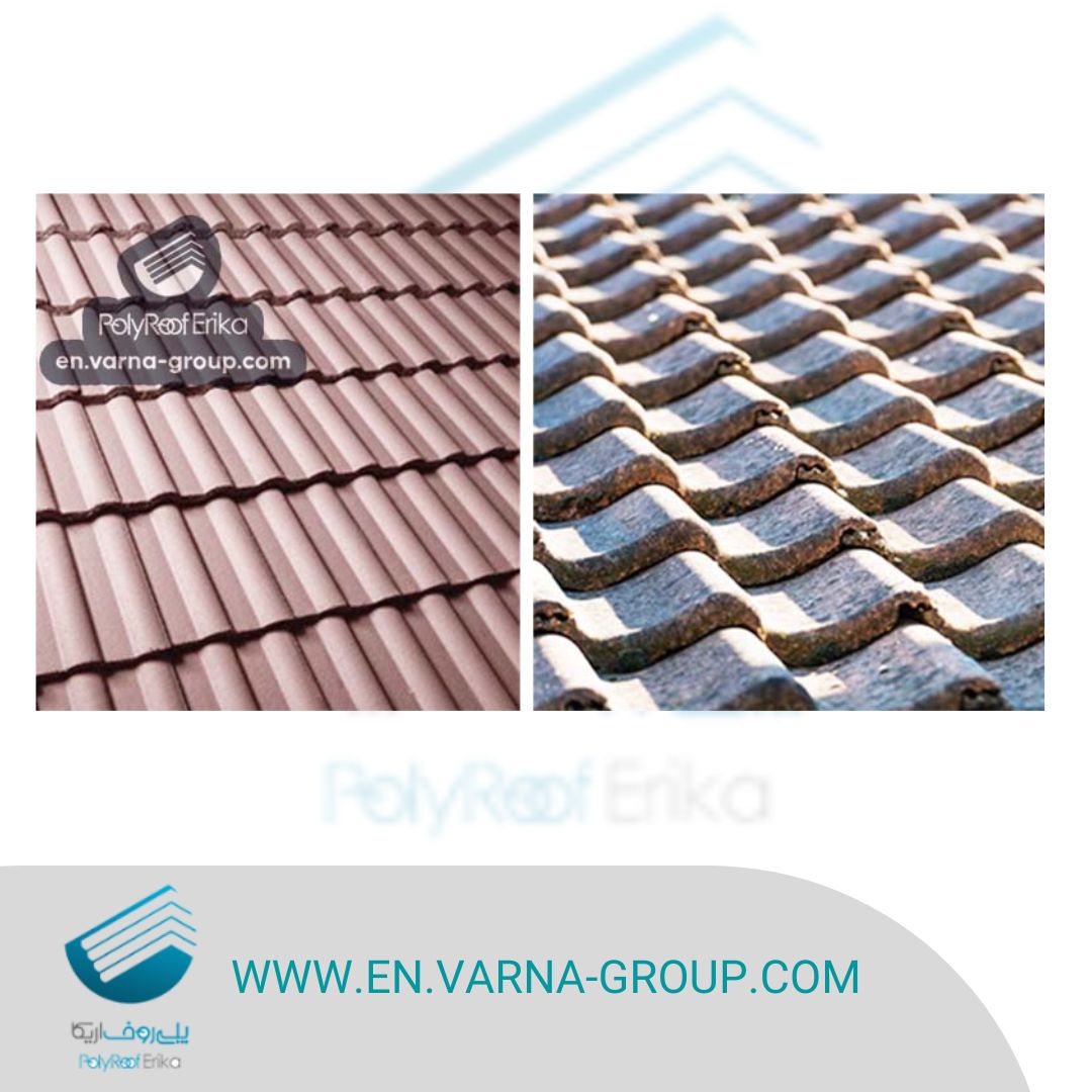 Concrete roof tiles in hot weather